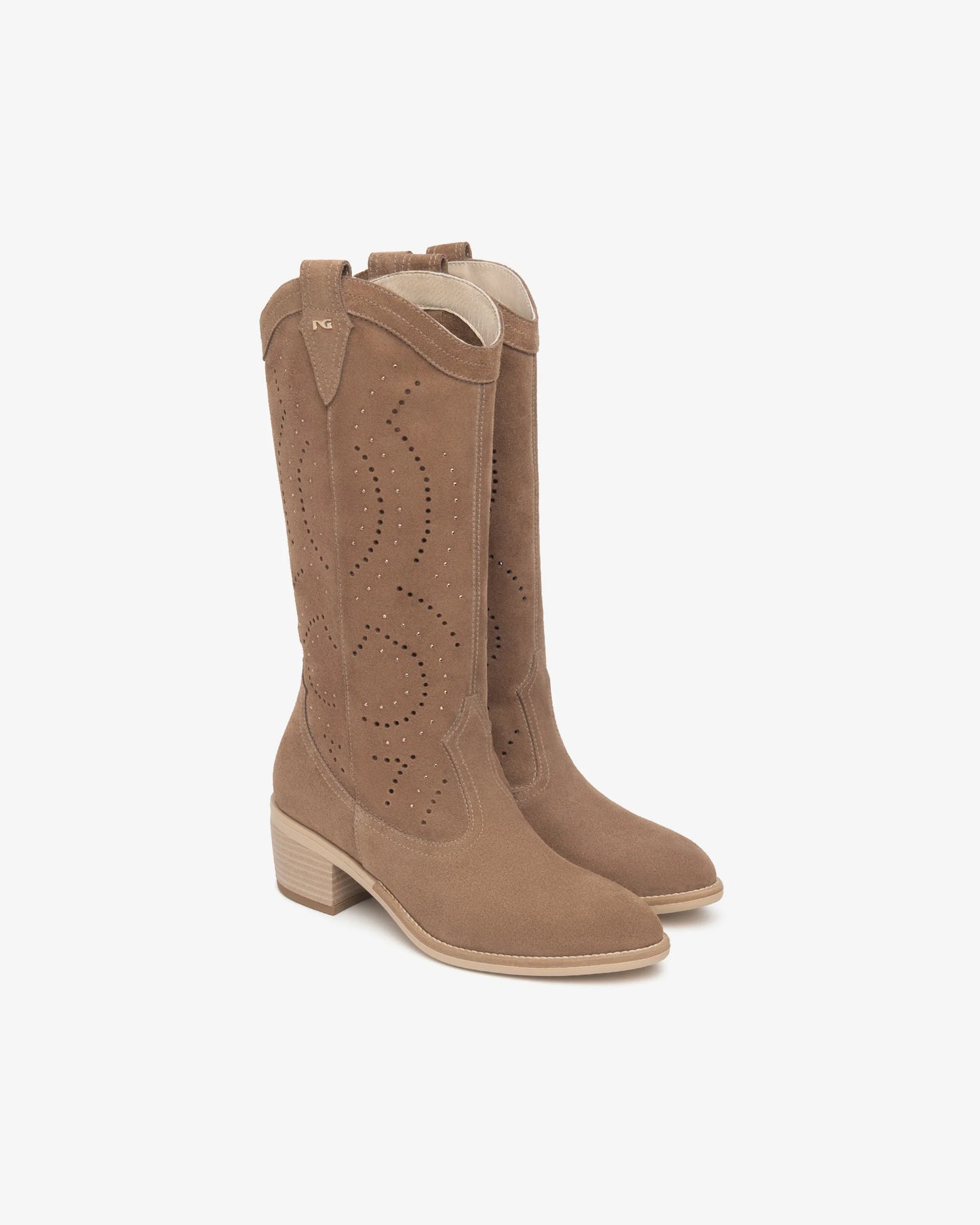 Nero Giardini E615122D Stivali da donna in camoscio