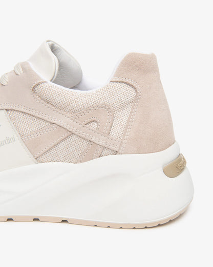 Nero Giardini E615182D Sneakers da donna in pelle scamosciata e tessuto