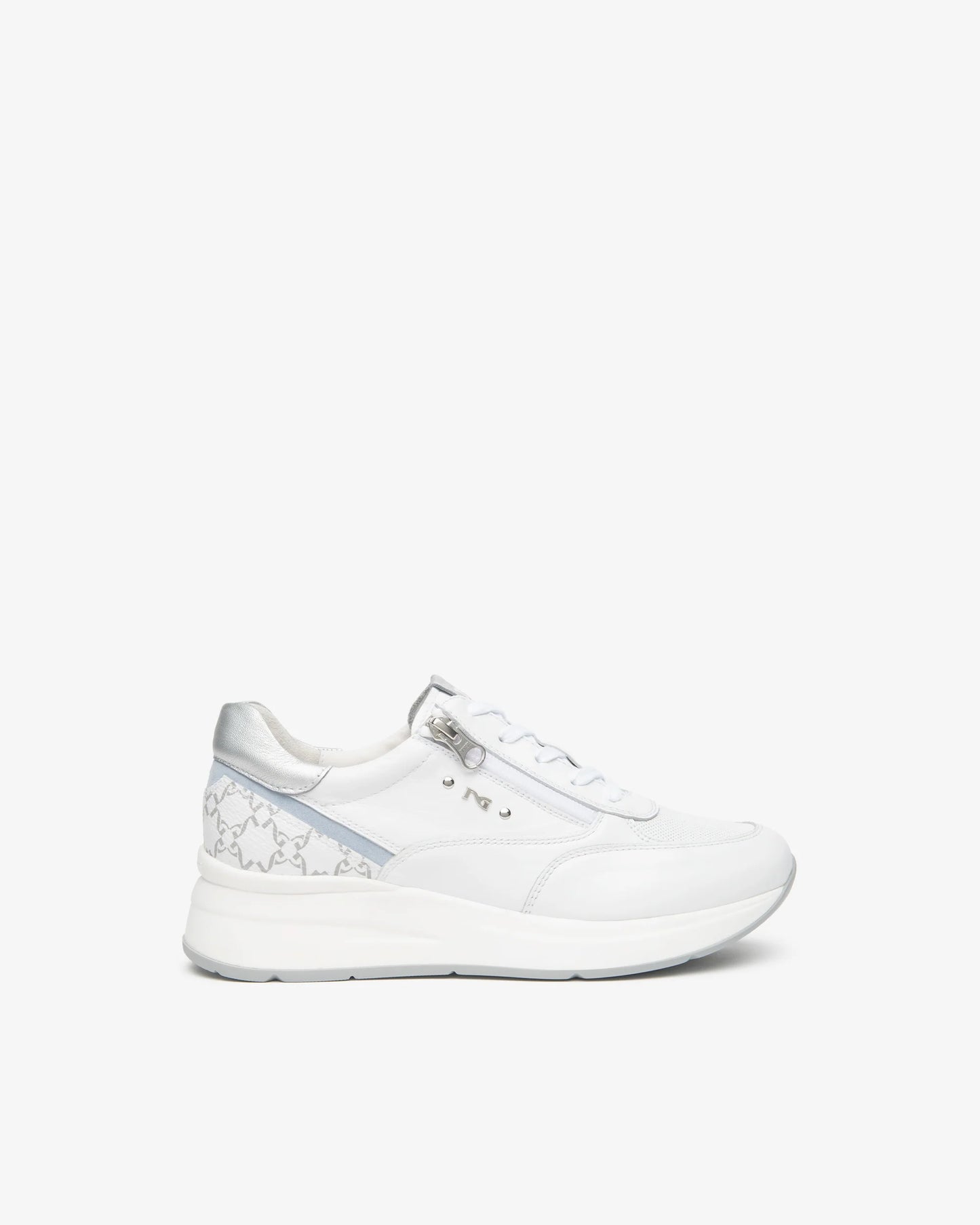 Nero Giardini E615190D Sneakers da donna in pelle e tessuto tecnico
