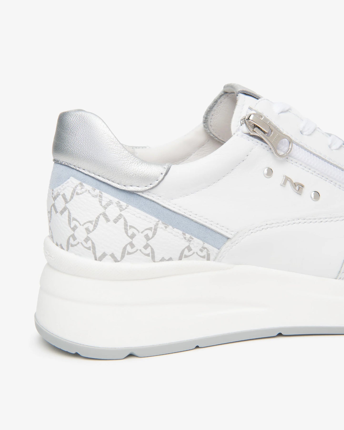 Nero Giardini E615190D Sneakers da donna in pelle e tessuto tecnico