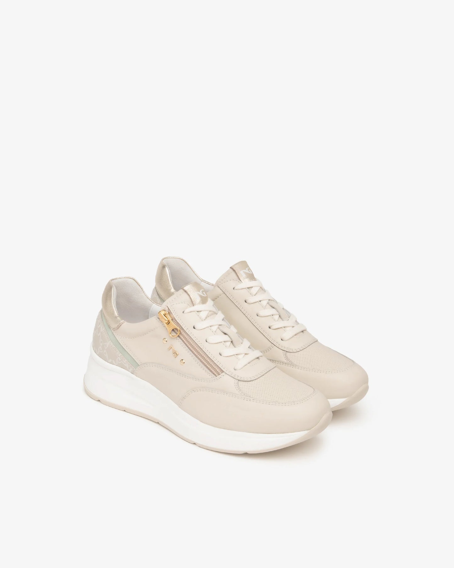 Nero Giardini E615190D Sneakers Donna in Pelle e Materiale Tecnico