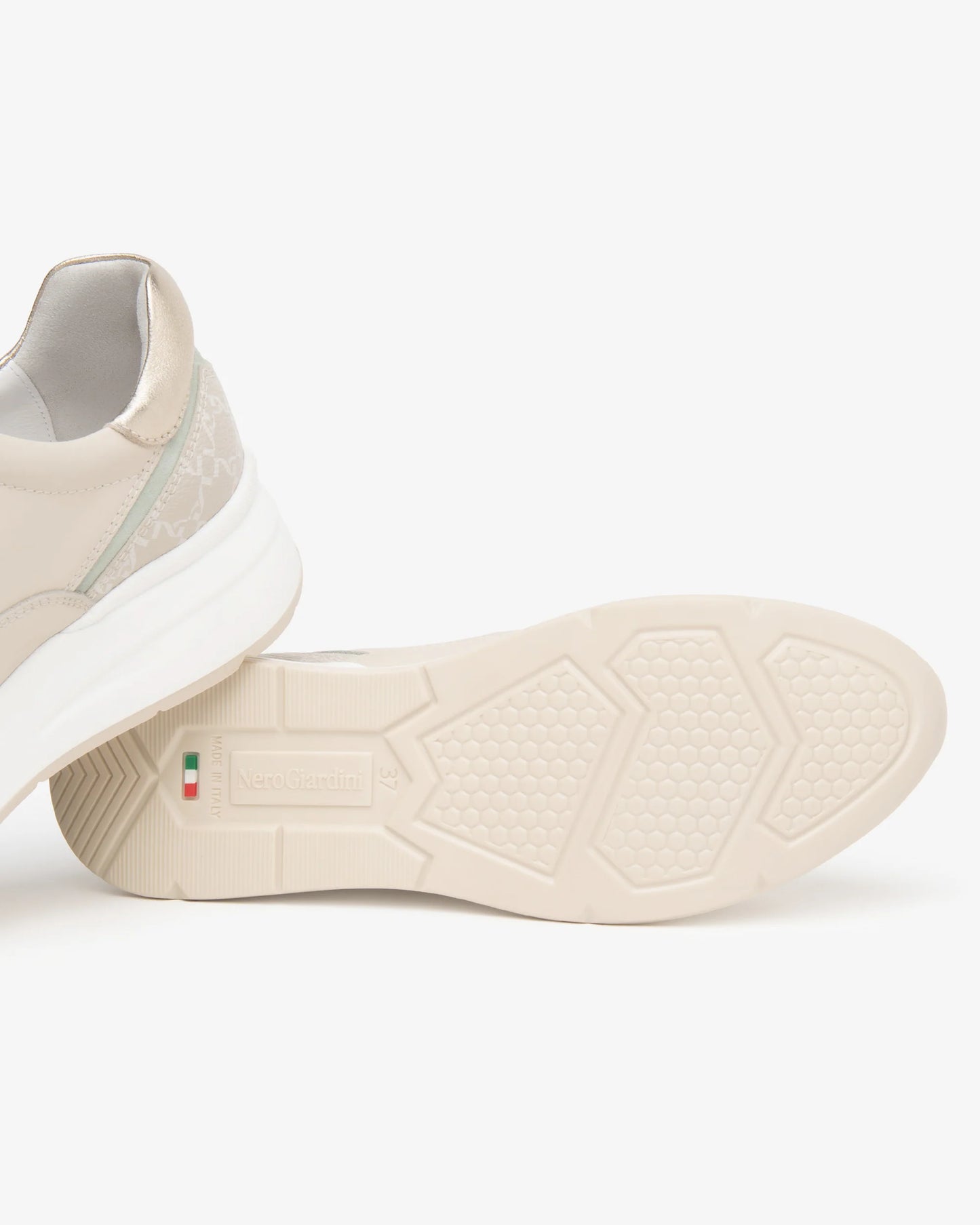 Nero Giardini E615190D Sneakers Donna in Pelle e Materiale Tecnico