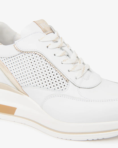 Nero GiardiniE615234D Sneakers da donna in pelle e tessuto tecnico