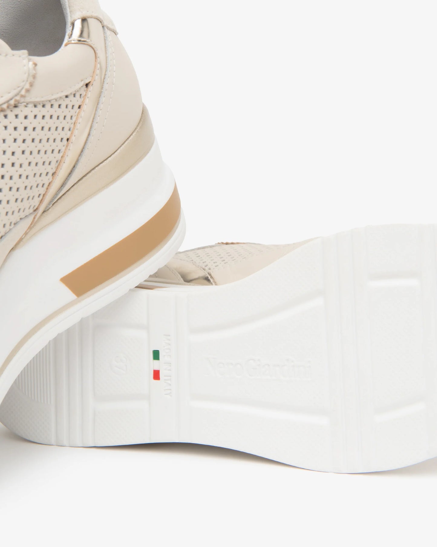 Nero Giardini E615234D Sneakers Donna in Pelle e Materiale Tecnico