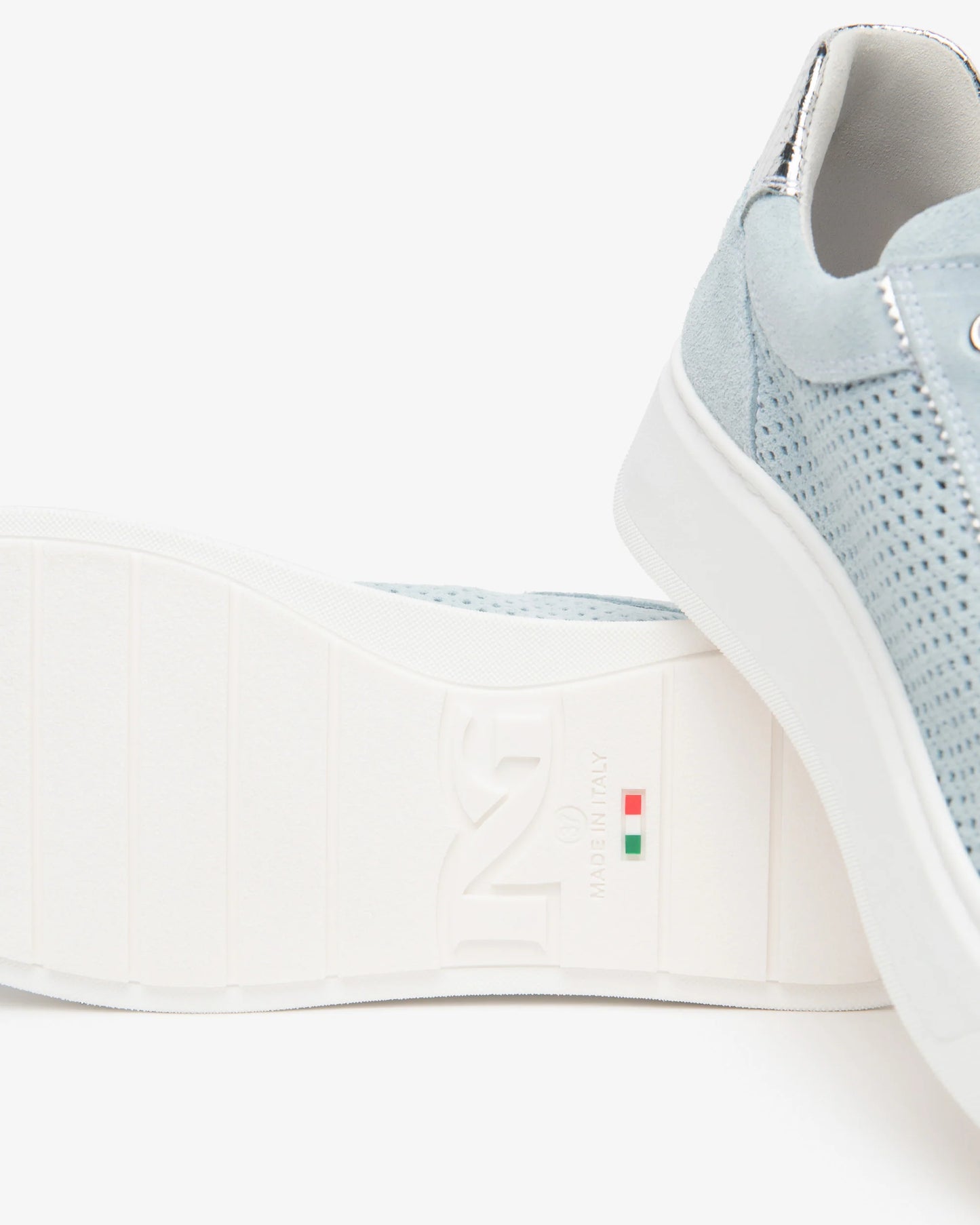 Nero Giardini E615273D Sneakers da donna in pelle scamosciata e tessuto tecnico