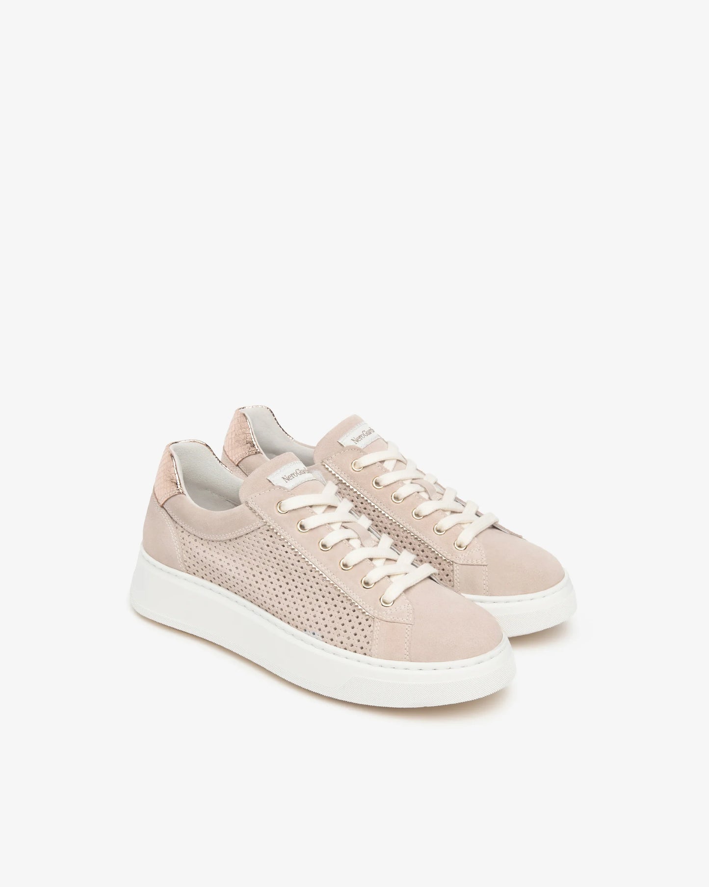 Nero Giardini E615273D Sneakers da donna in pelle scamosciata e tessuto tecnico