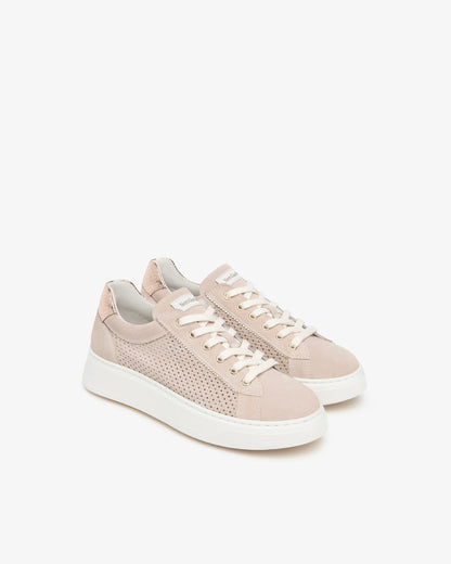 Nero Giardini E615273D Sneakers da donna in pelle scamosciata e tessuto tecnico
