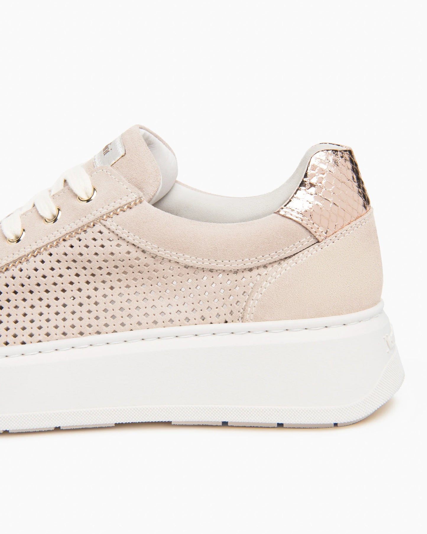 Nero Giardini E615273D Sneakers da donna in pelle scamosciata e tessuto tecnico