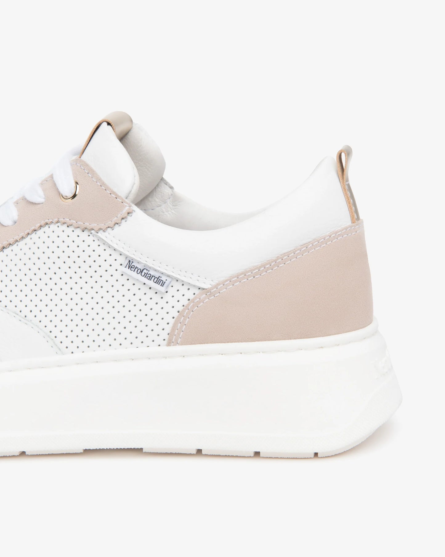 Nero Giardini E615275D Sneakers da donna in pelle scamosciata, pelle e tessuto tecnico