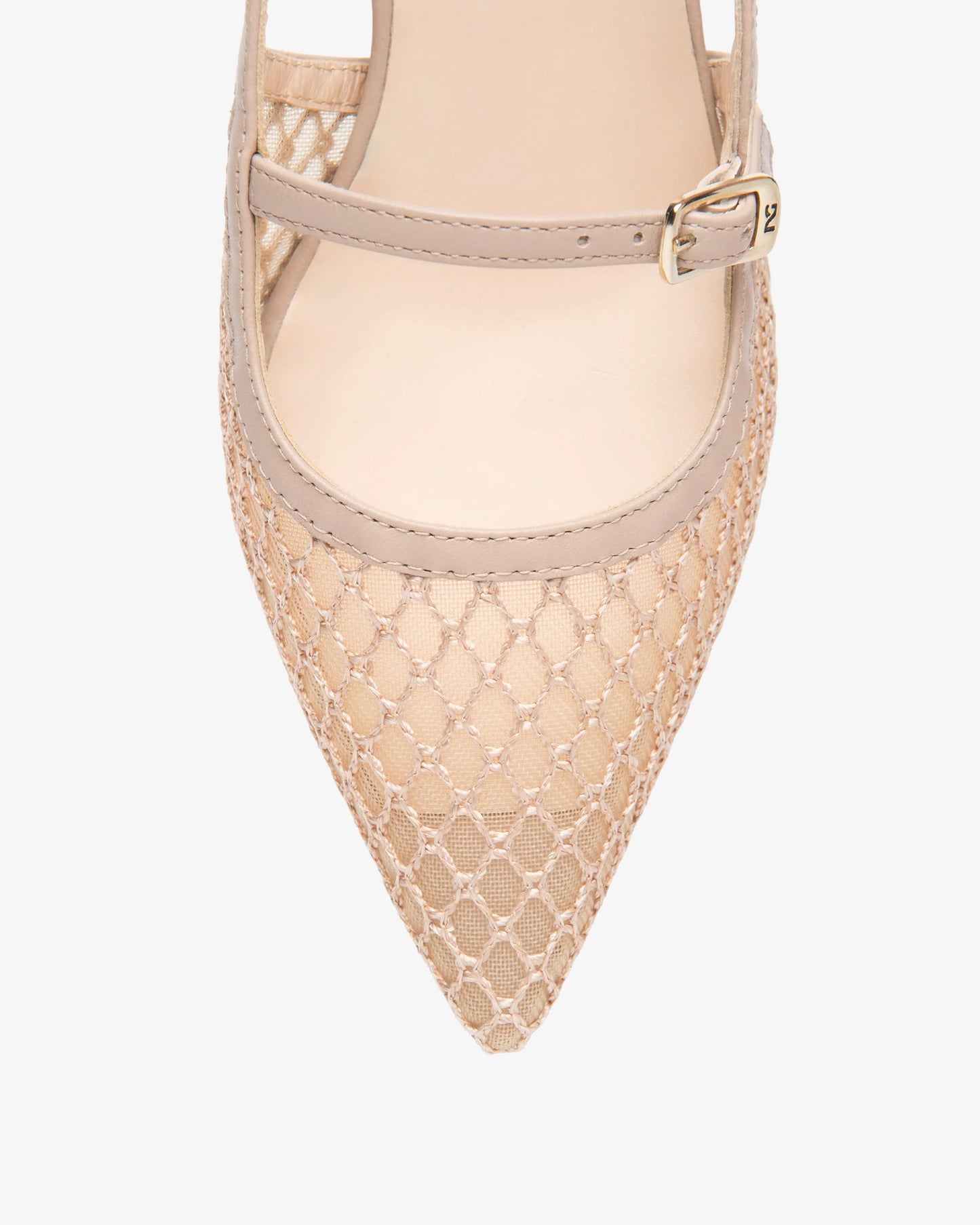 Nero Giardini E615473D Slingback in pelle e tessuto da donna