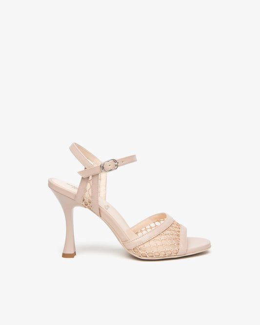 Nero Giardini E615632DE Sandali Donna in Pelle e Tela
