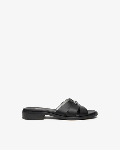 Nero Giardini E615893D Ciabatte Donna in Pelle e Materiale Tecnico