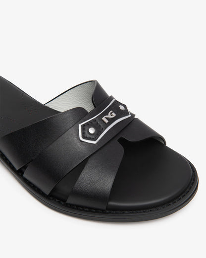 Nero Giardini E615893D Ciabatte Donna in Pelle e Materiale Tecnico