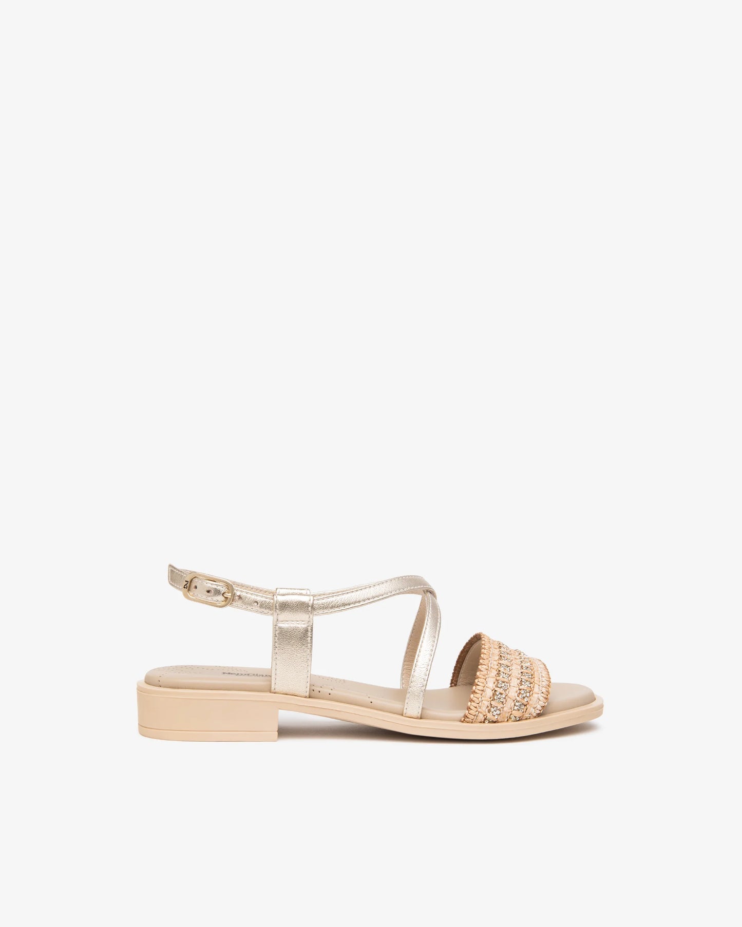 Nero Giardini E615900D Sandali Donna in Pelle e Tessuto