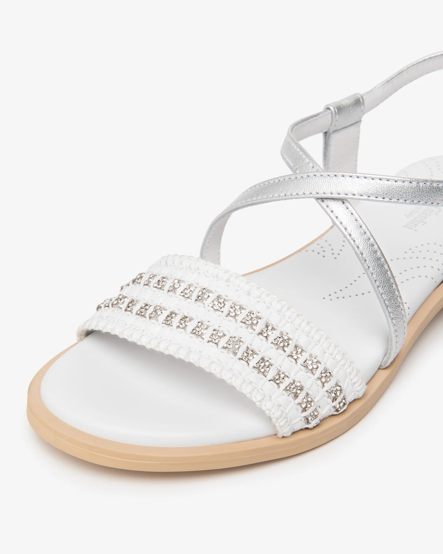 Nero Giardini E615900D Sandali Donna in Pelle e Tessuto