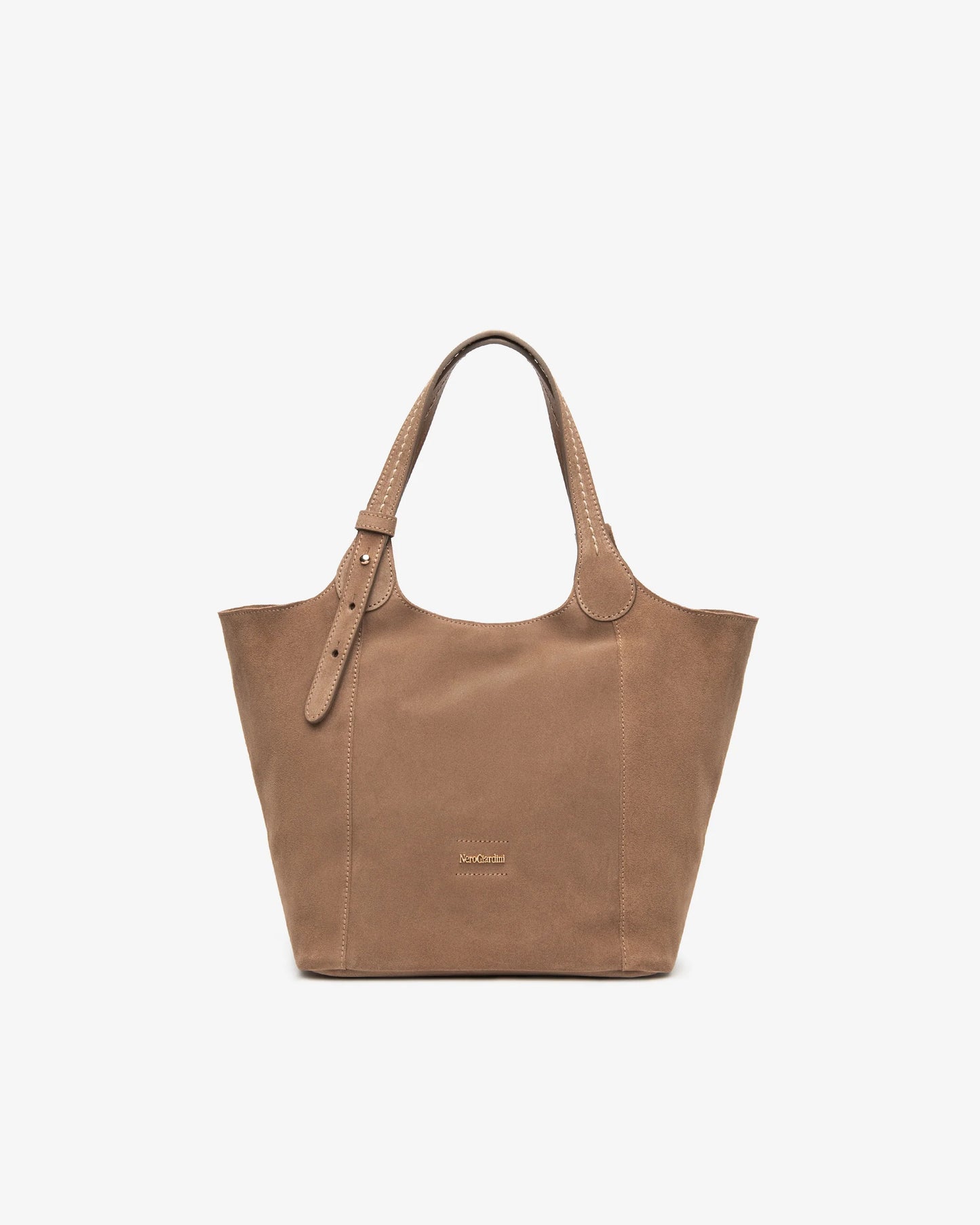 Nero Giardini E644145D Borsa a Spalla da Donna in Camoscio