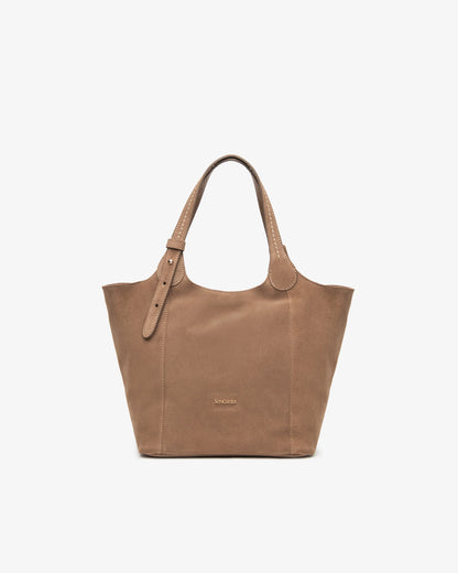 Nero Giardini E644145D Borsa a Spalla da Donna in Camoscio