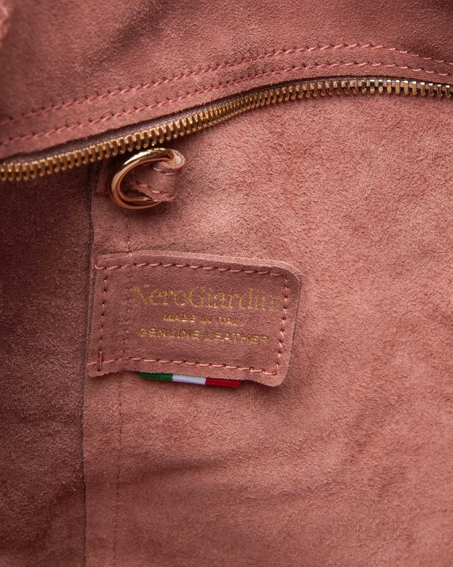 Nero Giardini E644145D Borsa a Spalla da Donna in Camoscio