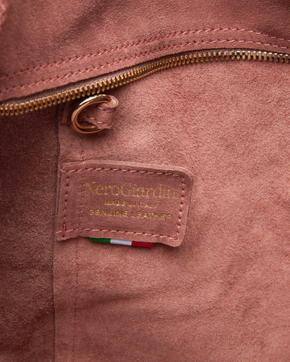 Nero Giardini E644145D Borsa a Spalla da Donna in Camoscio