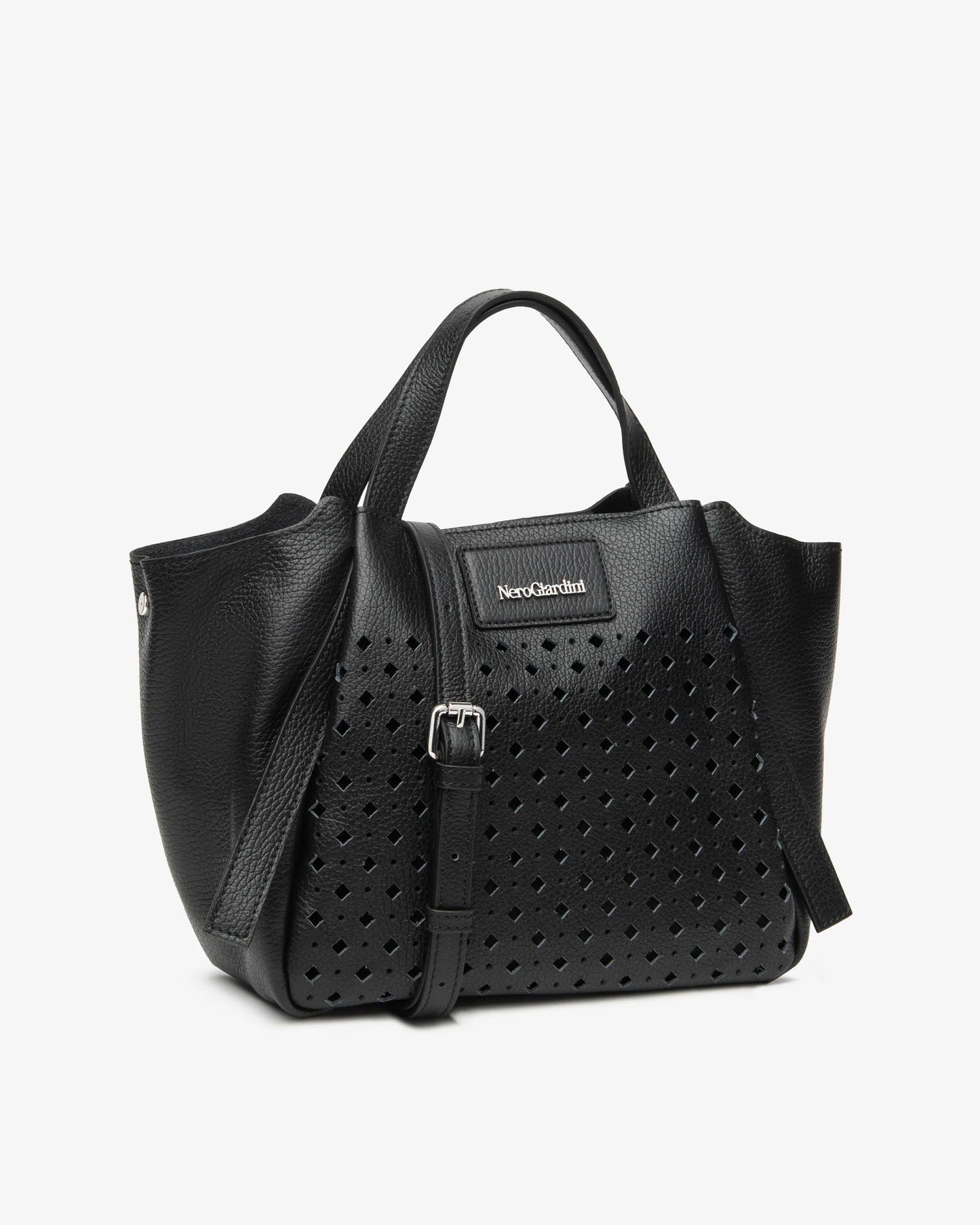 Nero Giardini E644230D Borsa a Spalla da Donna in Pelle