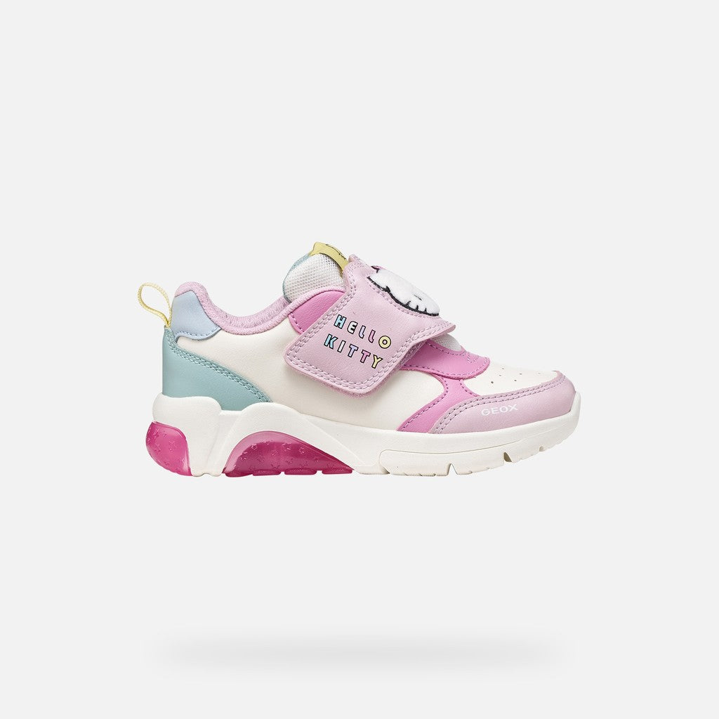 Geox J66M4D 000BC Fadinlight bambina sneakers Hello Kitty con luci