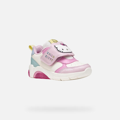 Geox J66M4D 000BC Fadinlight bambina sneakers Hello Kitty con luci