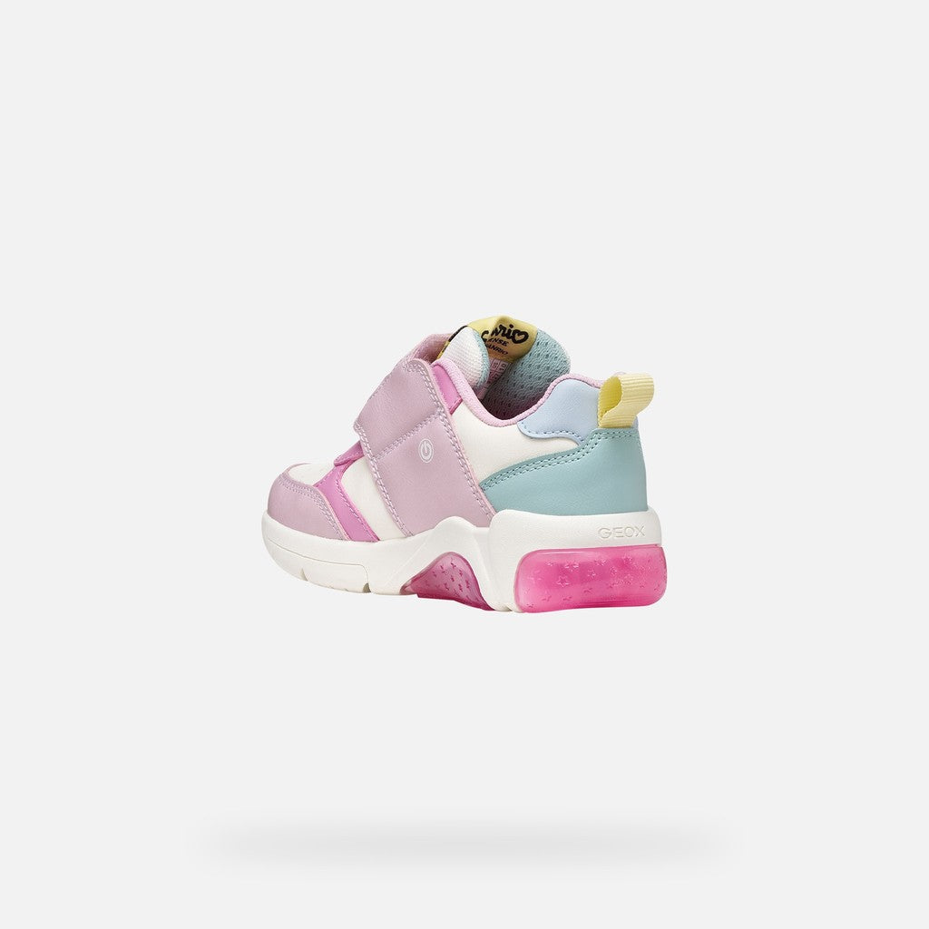 Geox J66M4D 000BC Fadinlight bambina sneakers Hello Kitty con luci