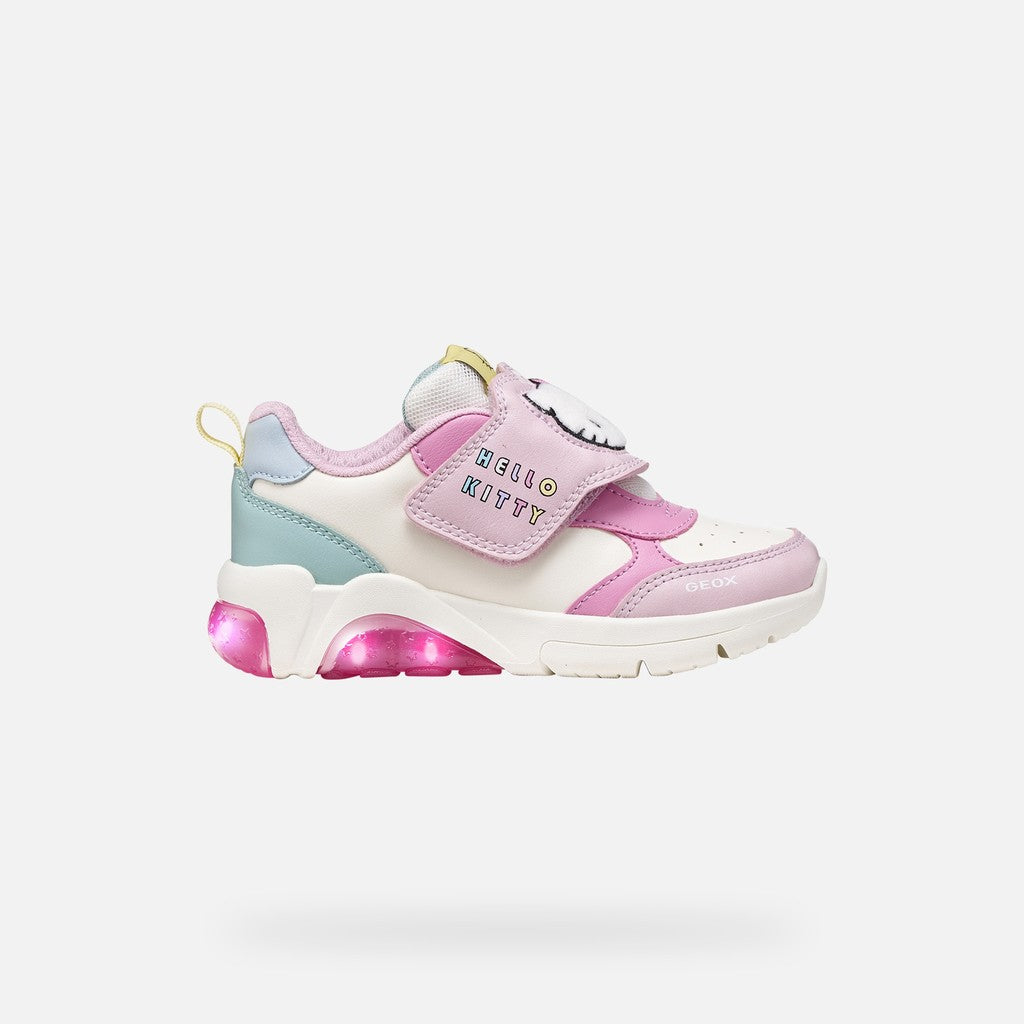 Geox J66M4D 000BC Fadinlight bambina sneakers Hello Kitty con luci