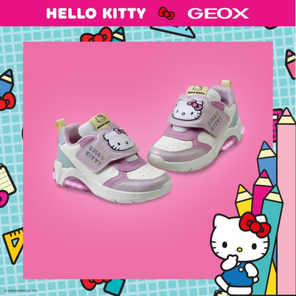 Geox J66M4D 000BC Fadinlight bambina sneakers Hello Kitty con luci