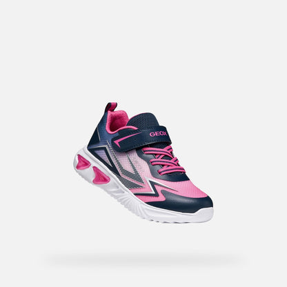 Geox J66E9B 02A9J Assister junior sneakers con luci
