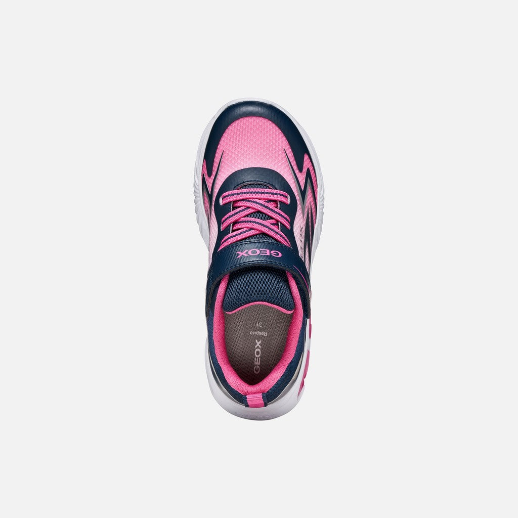 Geox J66E9B 02A9J Assister junior sneakers con luci