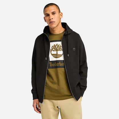 Timberland A2BNB Felpa con Cappuccio, Zip Intera e Rovescio Spazzolato Exeter River da Uomo