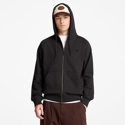 Timberland 0YHB8 Felpa con Cappuccio e Zip Intera Exeter River da Uomo