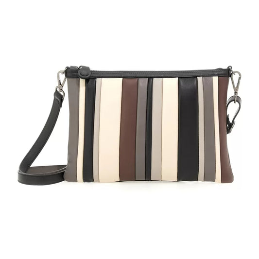 Gabs Pochette ILIA in pelle con patchwork