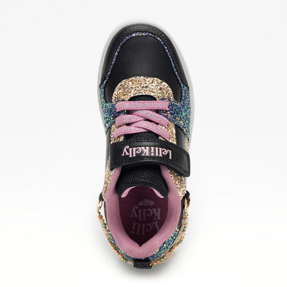 Lelli Kelly LKAA4010 sneakers gioiello grigio/rosa e nero/porpora