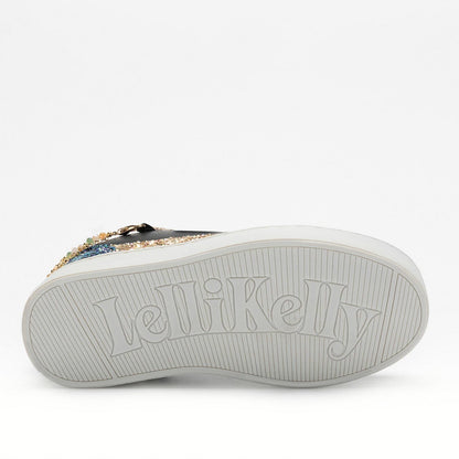 Lelli Kelly LKAA4010 sneakers gioiello grigio/rosa e nero/porpora
