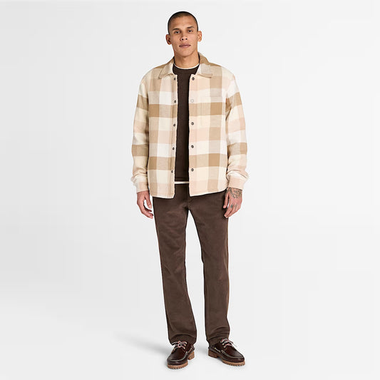Timberland A44KB Overshirt con Fodera a Pelo Lungo da Uomo