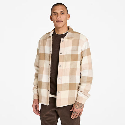 Timberland A44KB Overshirt con Fodera a Pelo Lungo da Uomo