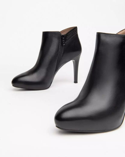 Nero Giardini I013461DE Tronchetti Donna in Pelle e Suede