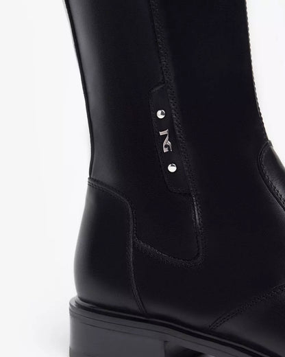 Nero Giardini I308812D Stivali Donna in Pelle e Materiale Tecnico