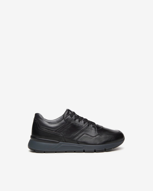 Nero Giardini I400400U Sneakers uomo in pelle nero