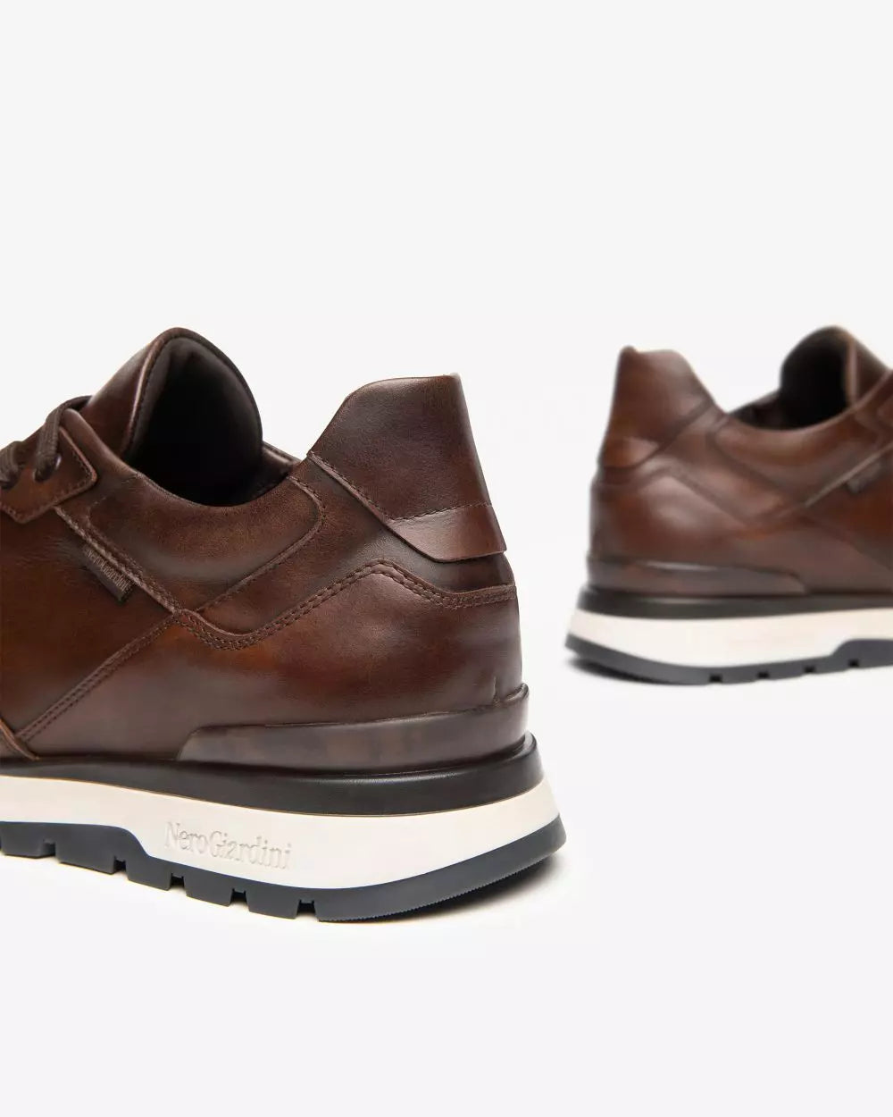 Nero Giardini I400413U Sneakers Uomo in Pelle