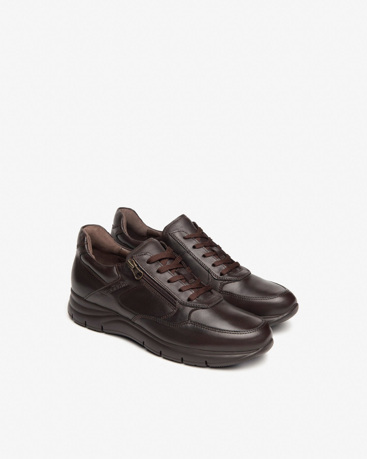 Nero Giardini I402153U Sneakers uomo in pelle testa moro