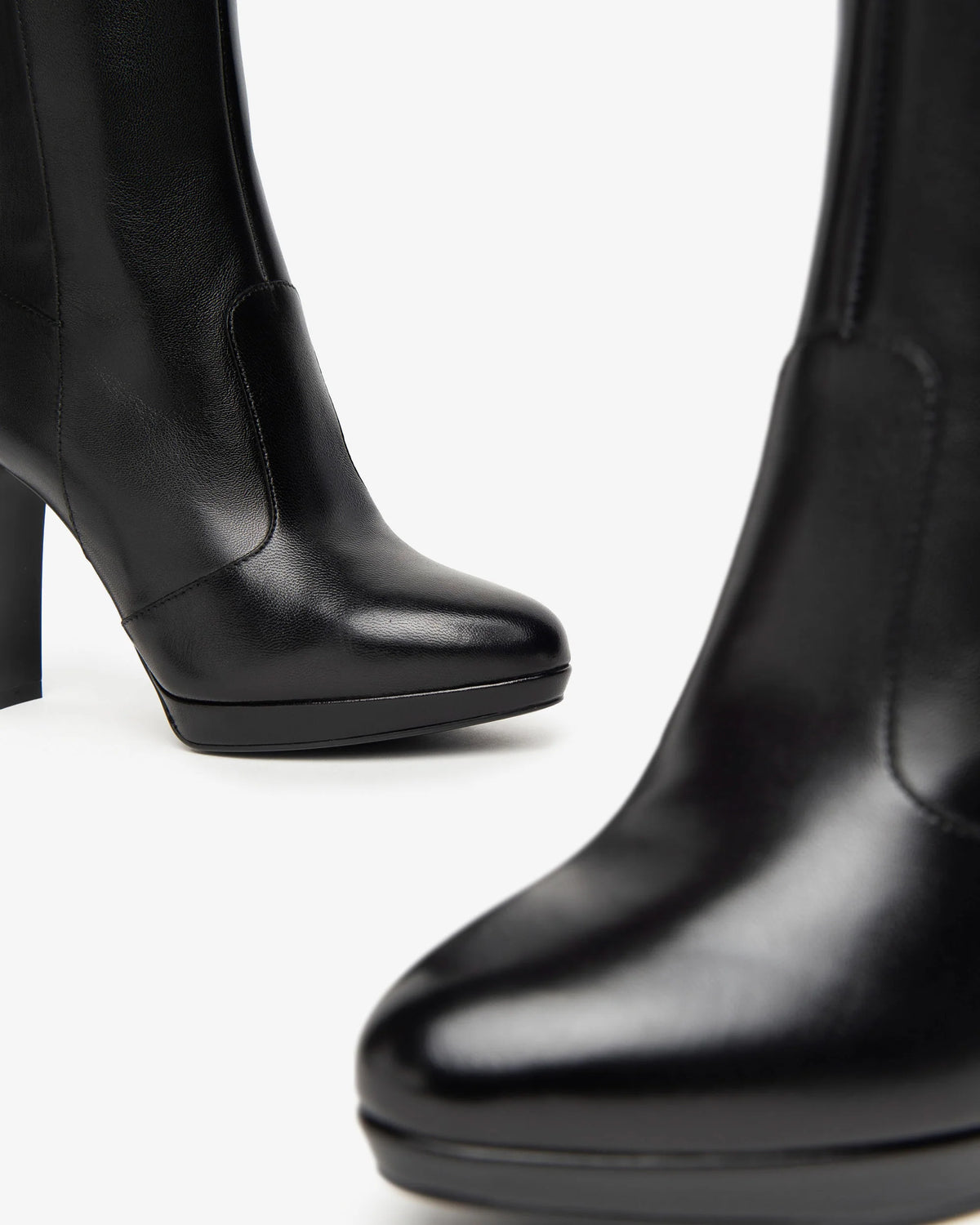 Nero Giardini I410986DE Stivali da donna in pelle e tessuto tecnico