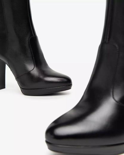 Nero Giardini I410986DE Stivali Donna in Pelle e Materiale Tecnico