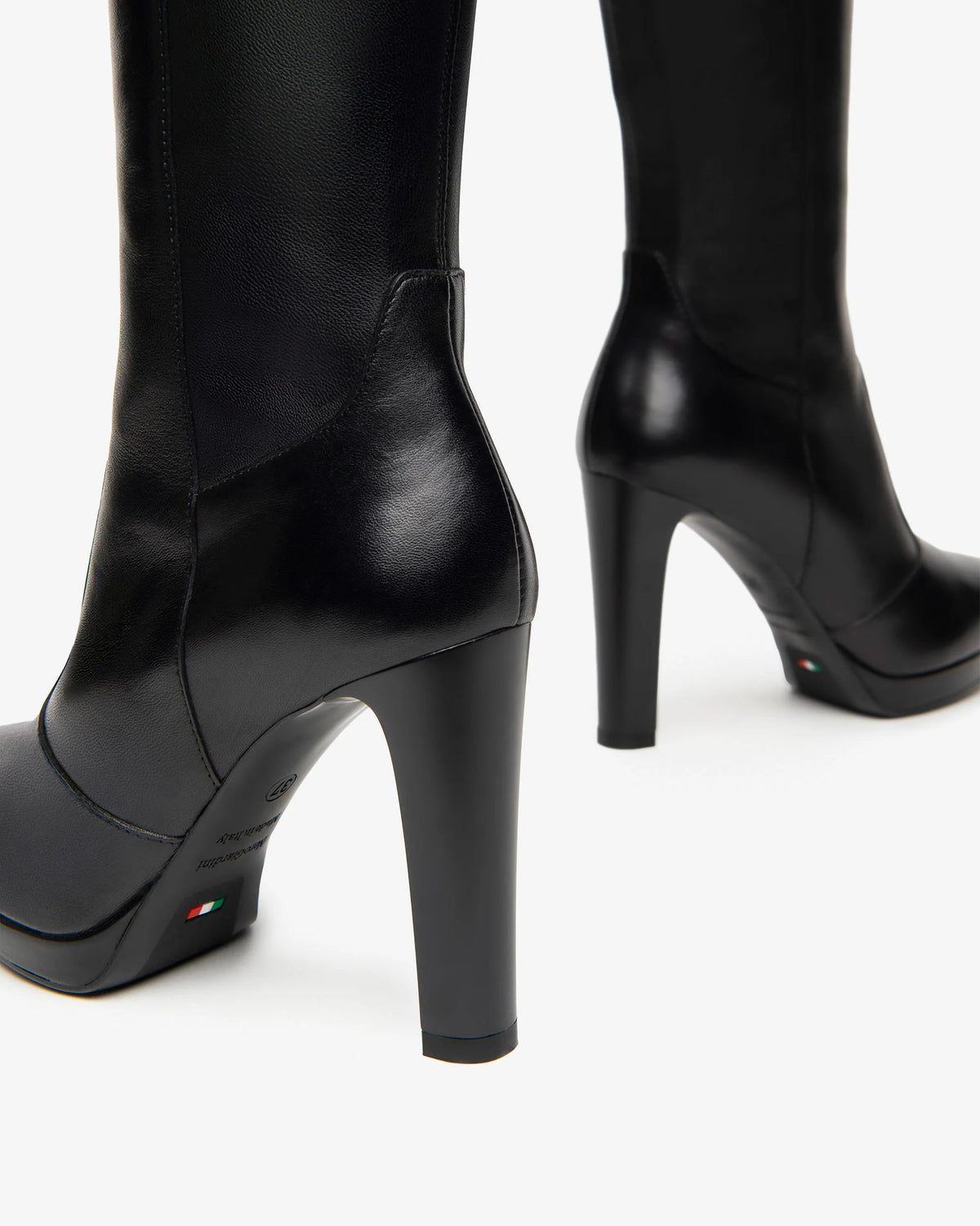 Nero Giardini I410986DE Stivali da donna in pelle e tessuto tecnico