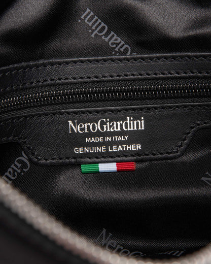 Nero Giardini I443812D Borsa a tracolla da donna in pelle nero