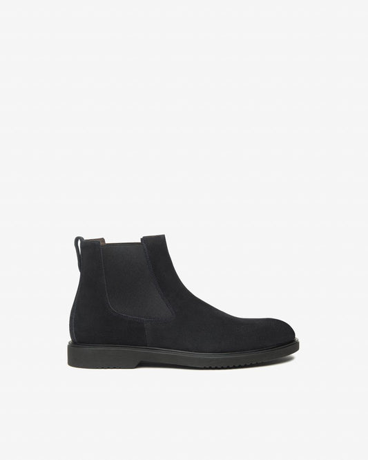 Nero Giardini I500851U Stivaletti Chelsea Uomo in Camoscio