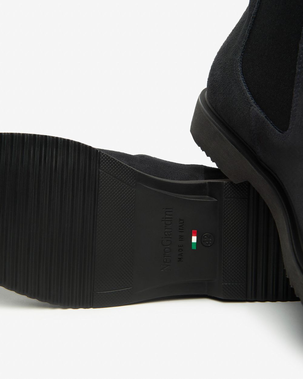 Nero Giardini I500851U Stivaletti Chelsea Uomo in Camoscio