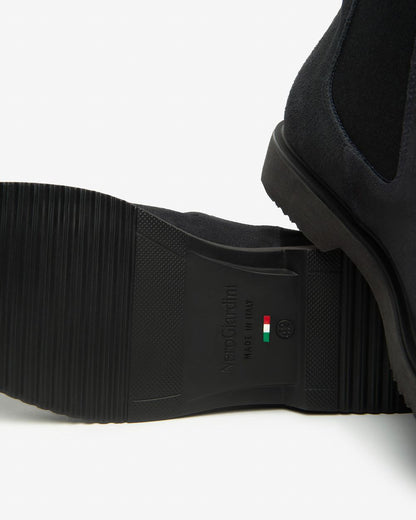 Nero Giardini I500851U Stivaletti Chelsea Uomo in Camoscio